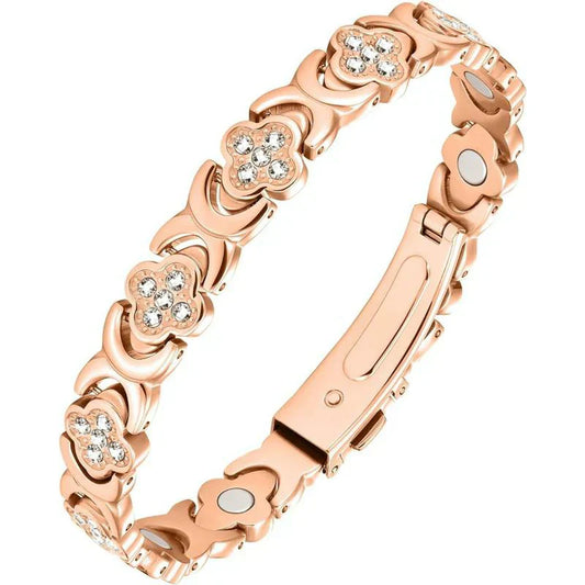 Sukiki ladies gold and tortoiseshell magnetic bracelet for a mature gift guide