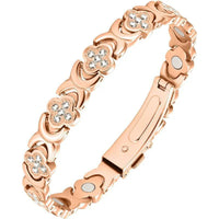 Four-leaf clover bracelet