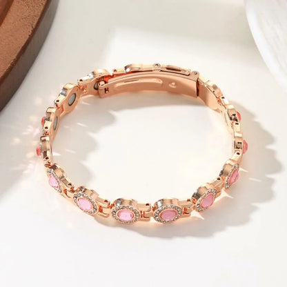 Ladies Double Row Titanium Magnetic Bracelet