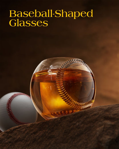 Sukiki Baseball Bat  20 Oz Whiskey Decanter Set, Gift for Men, Coach, Boyfriend
